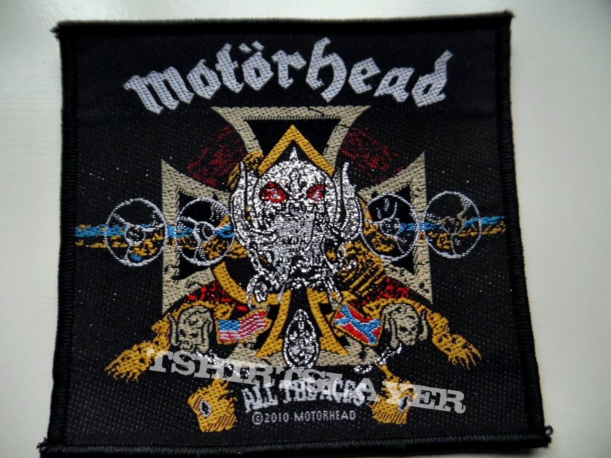 Motörhead Motorhead patch 89 new  all the aces  10x10
