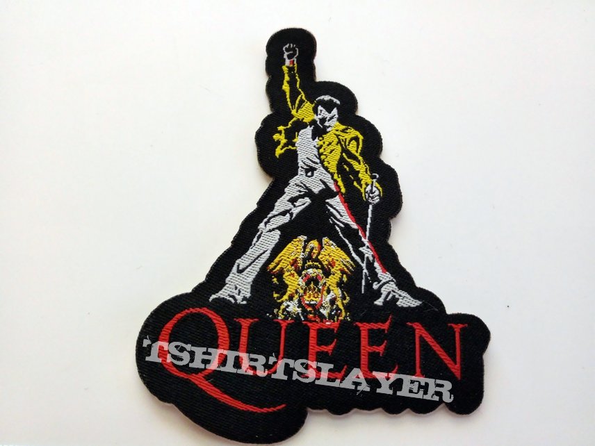 Queen Freddie Mercury shaped patch q24  -- 6.5x9 cm