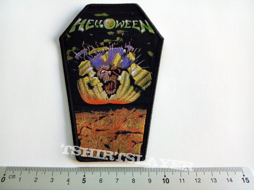 Helloween coffin patch h168   new 8 x 13 cm