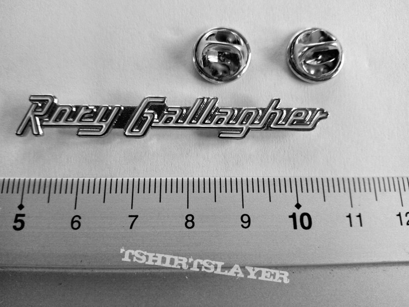 Rory Gallagher new shaped pin badge