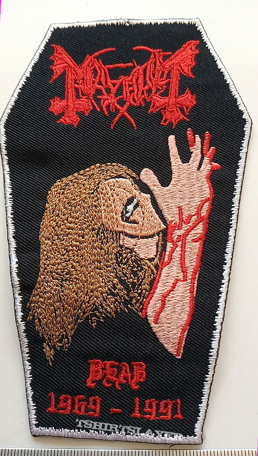 Mayhem coffin patch m222 new 9 x 14.5 cm