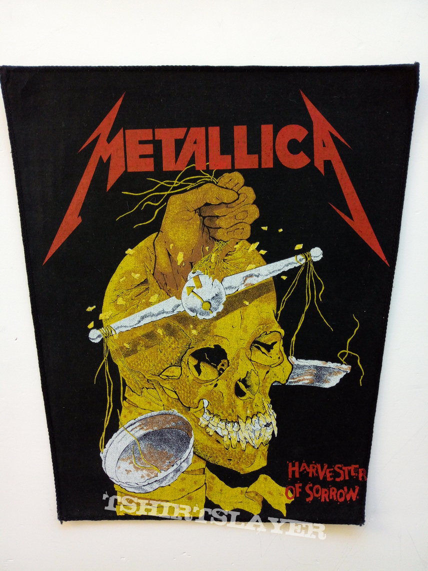 Metallica   Harvester of sorrow 1988 backpatch bp325 --35x31x24 cm patch