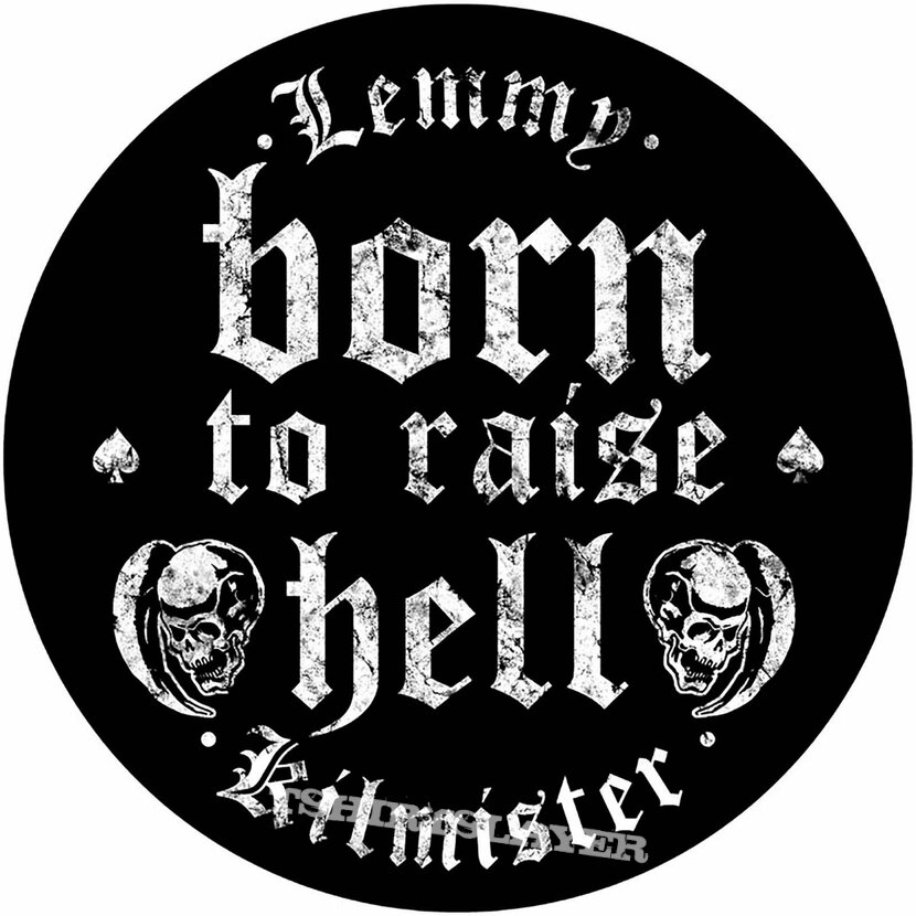 Lemmy Kilmister  born to raise hell backpatch bp1058 