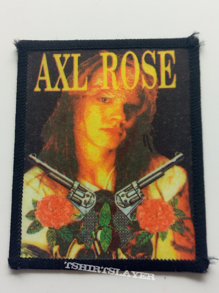  Guns N&#039; Roses Axl photo printed 80&#039;s patch 83 - 8 x 10 cm