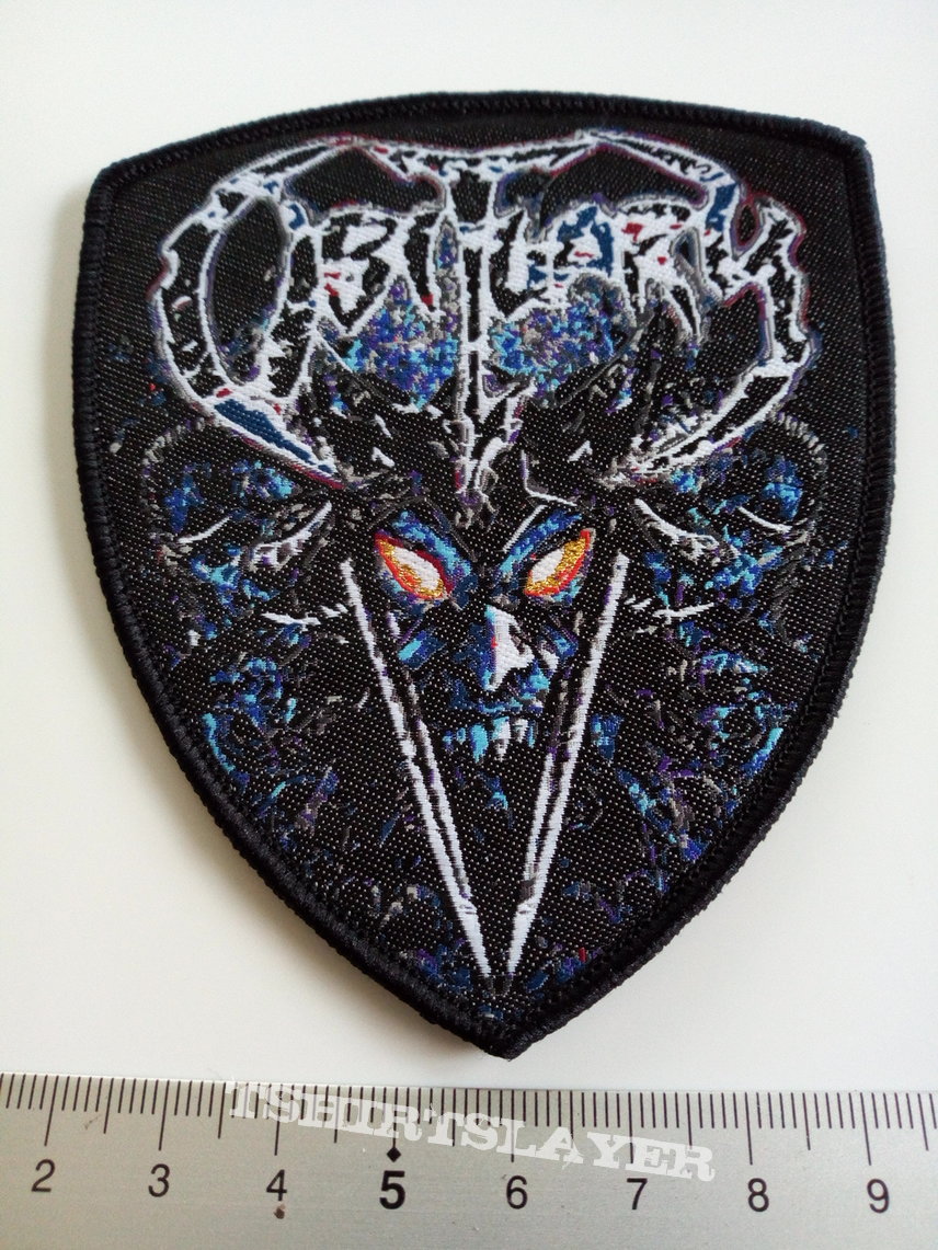 Obituary  live east coast shield patch o100 black  border  