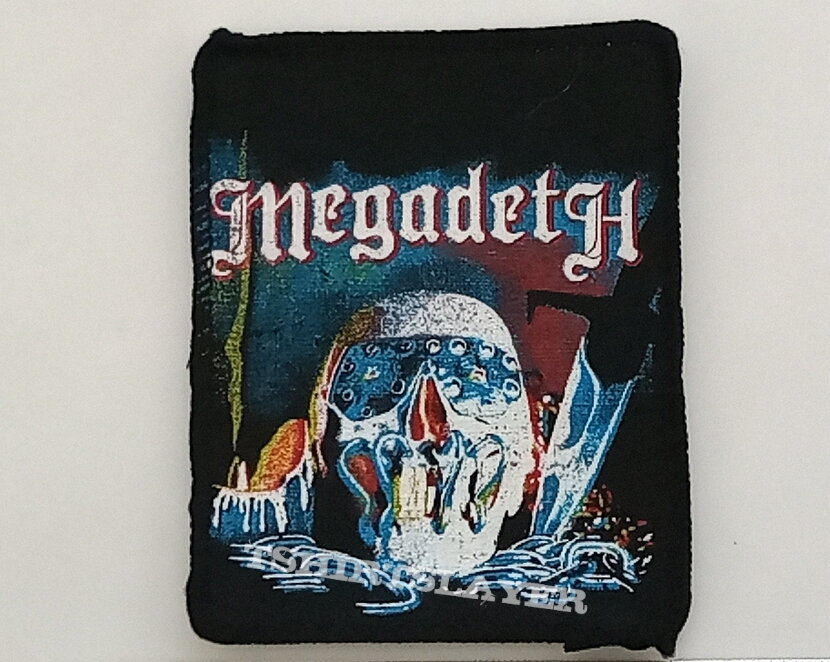 MEGADETH   1985 patch no 52 8 x 10 cm brandnew from the archive