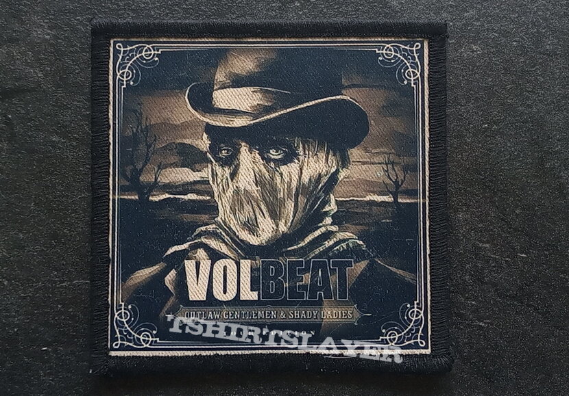 Volbeat outlaw gentlemen printed patch v121