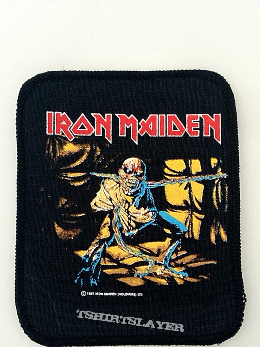 Iron Maiden Piece Of Mind  patch 41  official 1983 new 8.5X10.5 cm