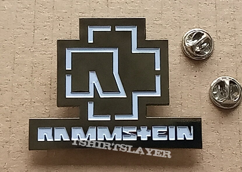 Rammstein shaped pin badge n3 | TShirtSlayer TShirt and BattleJacket Gallery
