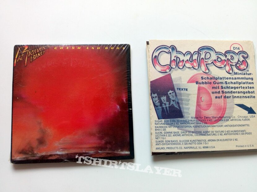 Pat Travers early 80&#039;s Chu Bops Bubble Gum with Record cover Art.