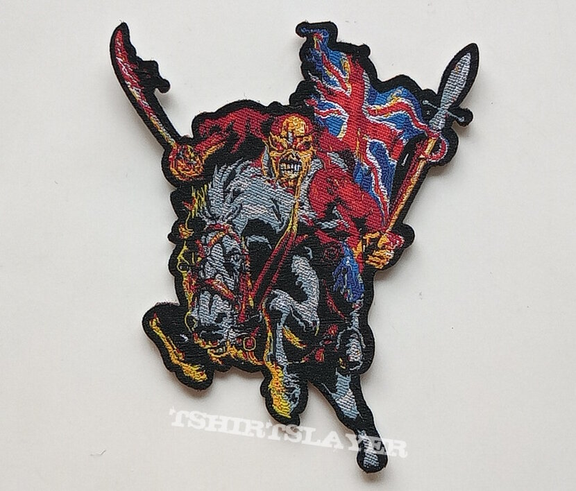 Iron Maiden shaped maiden england patch 315 