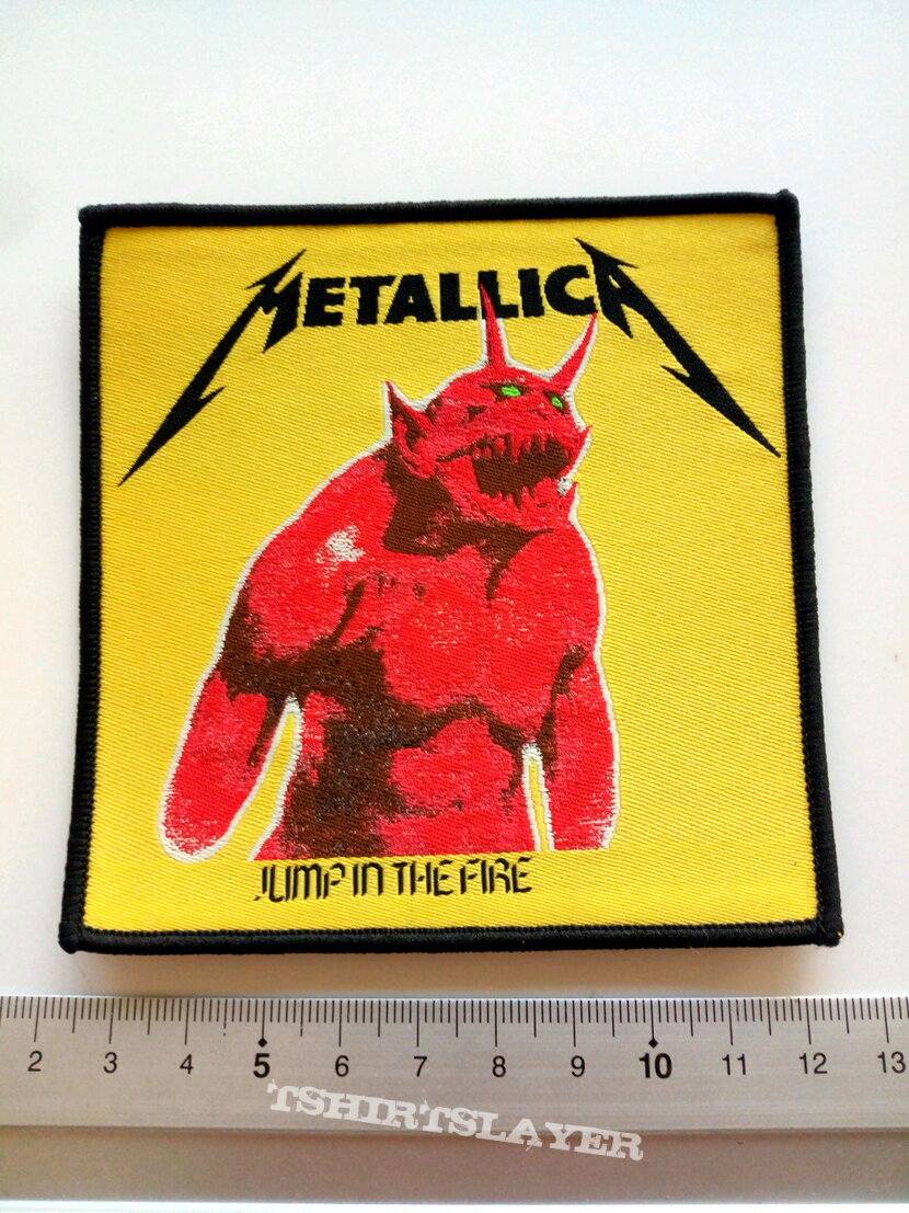 Metallica jump in the fire boot patch 90