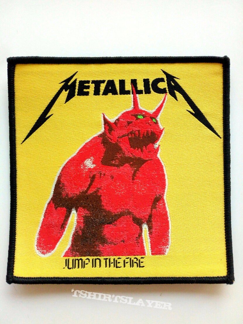 Metallica jump in the fire boot patch 90