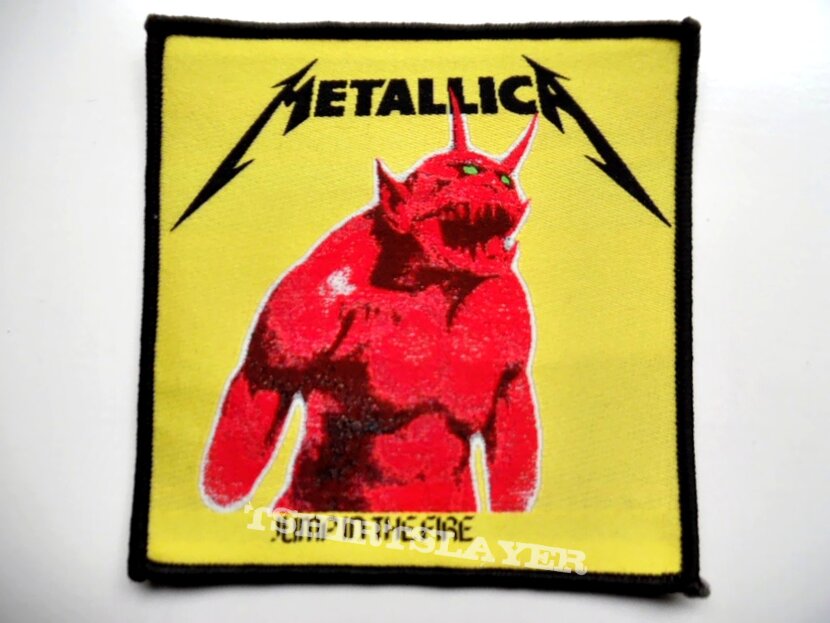 Metallica jump in the fire boot patch 90