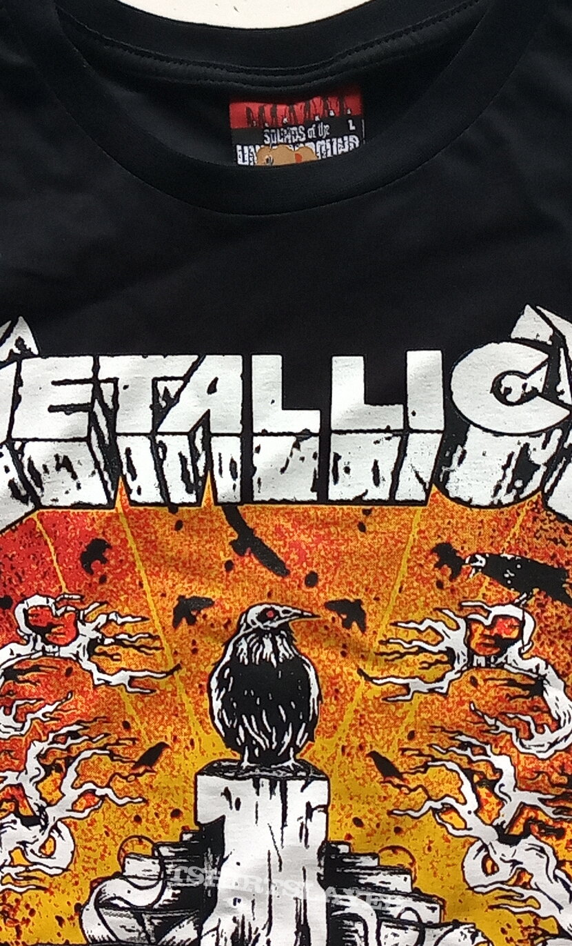 Metallica shirt master of puppets size S,M,L and  XL backprint