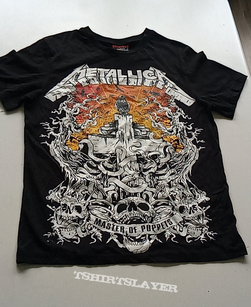 Metallica shirt master of puppets size S,M,L and  XL backprint