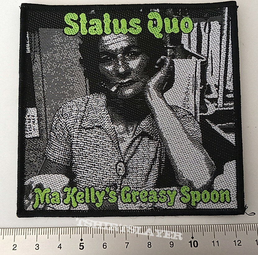 Status Quo embleem patch s331-- 10.5x10.5 cm 