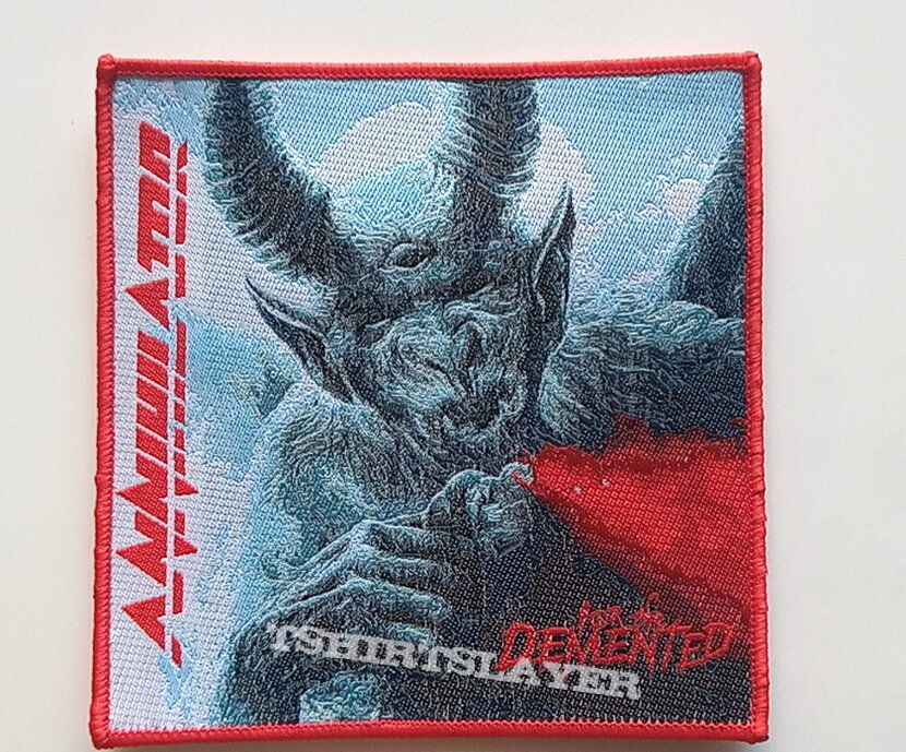 Annihilator ltd. edition  for the demented patch a 153 red border