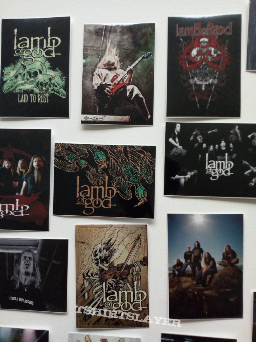 Lamb Of God set of 20 stickers/ photo cards  new 5.5 x7.5 cm  