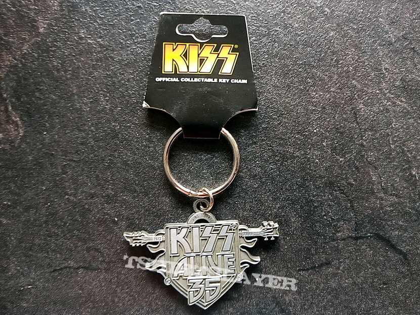 Kiss Alive  shaped keychain official merchandise 2008 n12