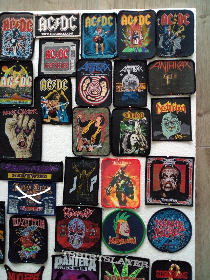 various rock metal patches for you  part 7