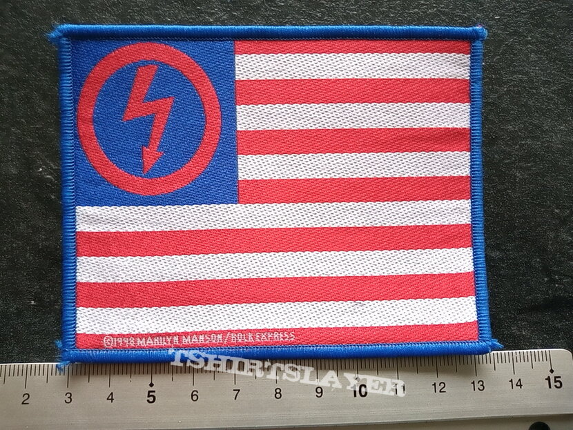 Marilyn Manson American flag 1998 patch 44