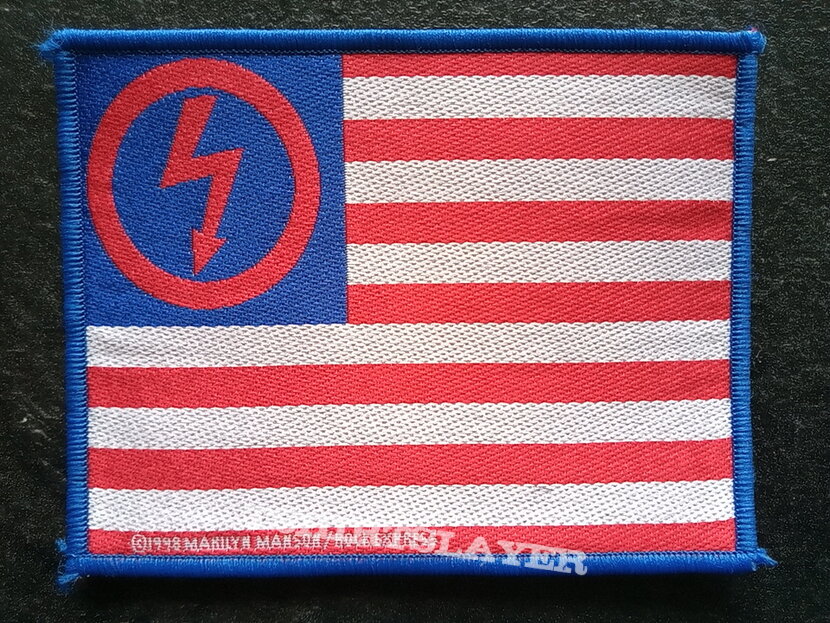 Marilyn Manson American flag 1998 patch 44