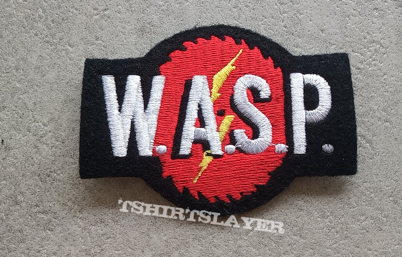 W.A.S.P. old shaped logo patch w69