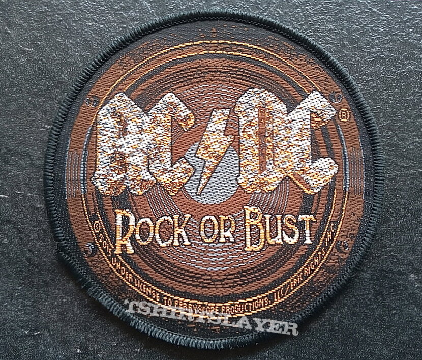 AC/DC rock or burst patch 41 