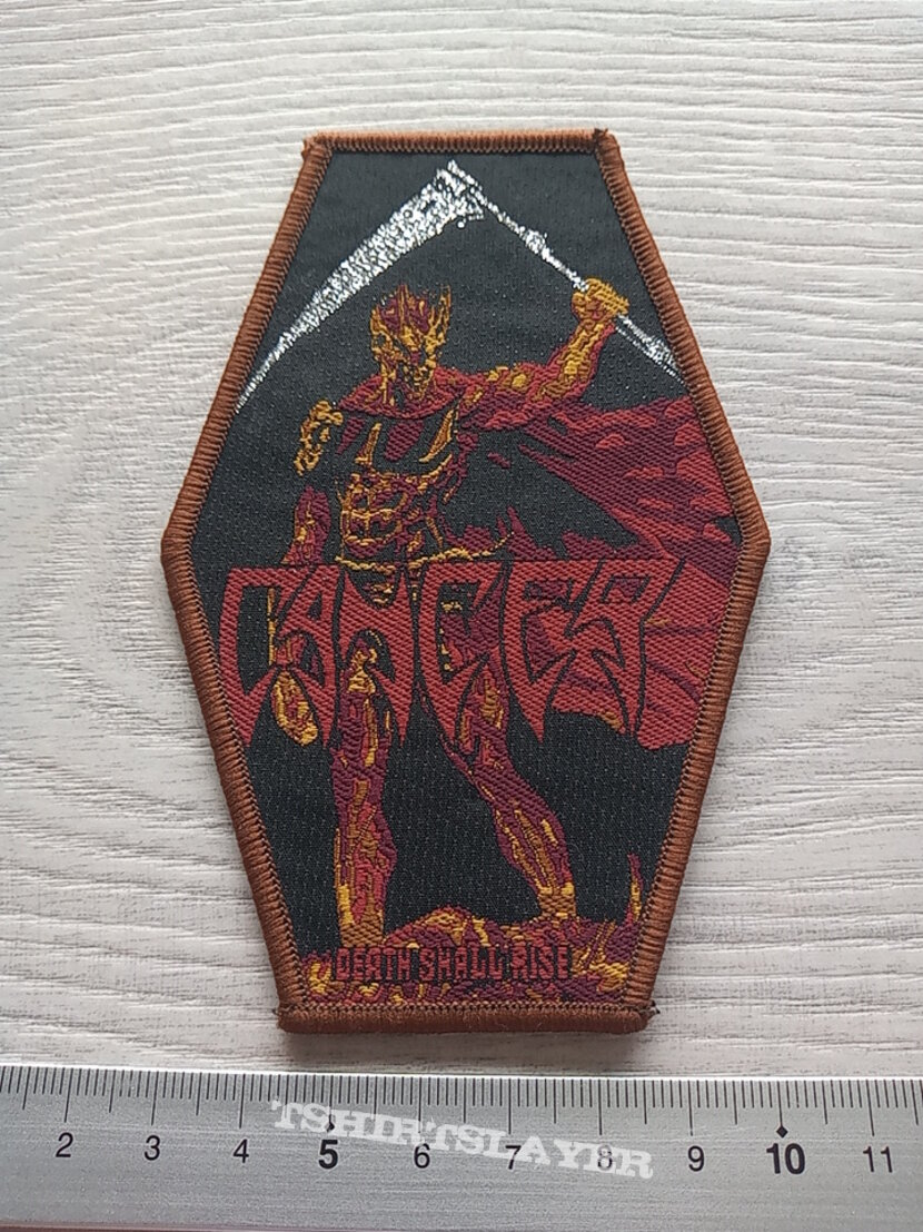 Cancer death shall rise coffin patch c117 limited edition