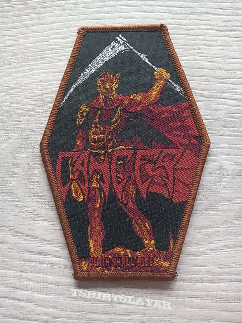 Cancer death shall rise coffin patch c117 limited edition
