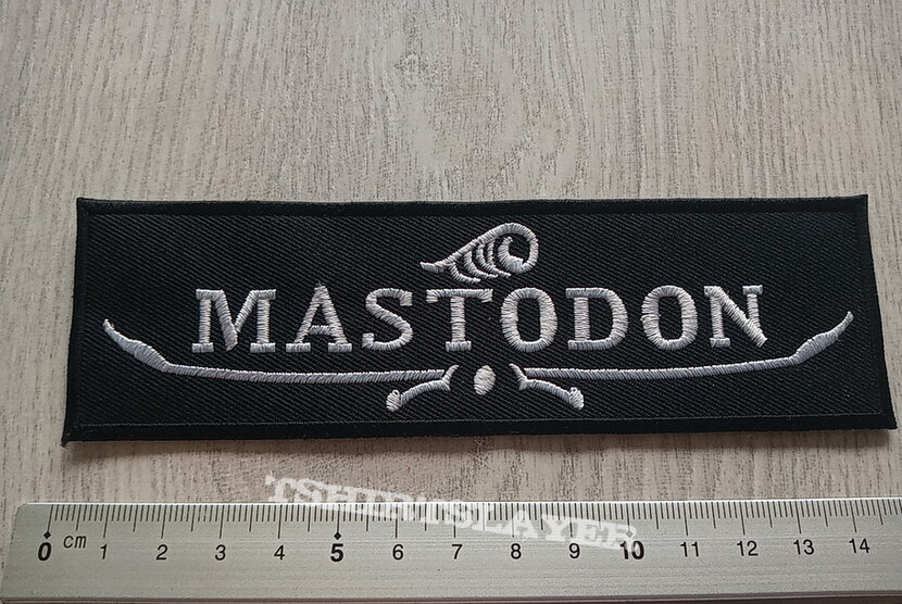 Mastodon  strip patch m332  --4.5x14.5 cm