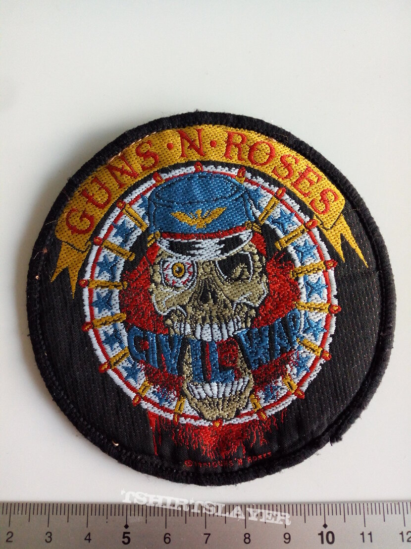 Guns N&#039; Roses civi war official 1991   patch used710