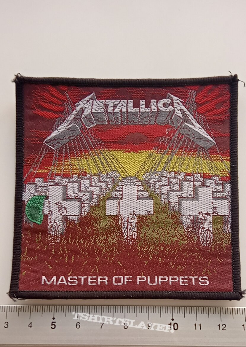 METALLICA  official 1986  patch 67 new  9.5 x 9.5 cm master of puppets