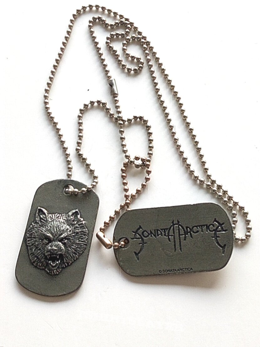 Sonata Arctica official dog tag/ necklace
