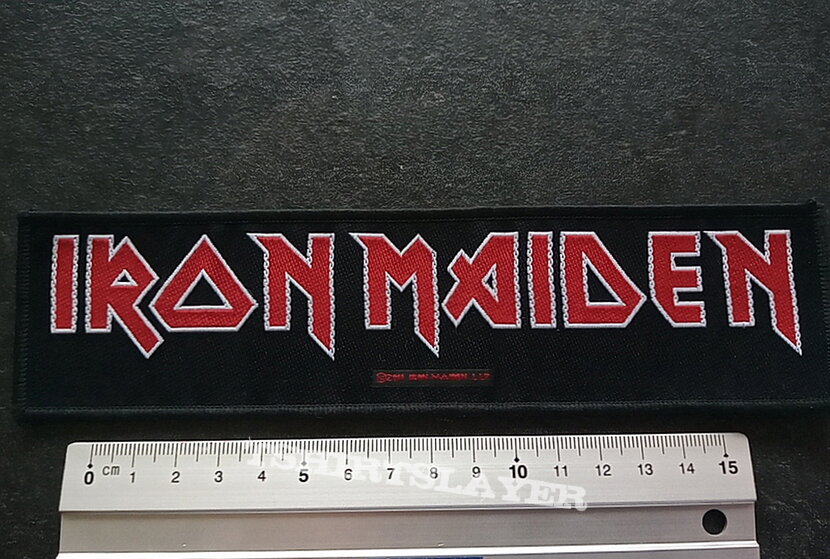 Iron Maiden 2011 strip patch  294 size 4.5 x 19 cm ---
