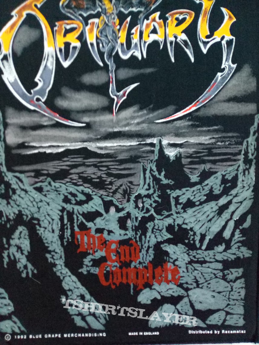 Obituary 1992 backpatch  bp135 the end complete 