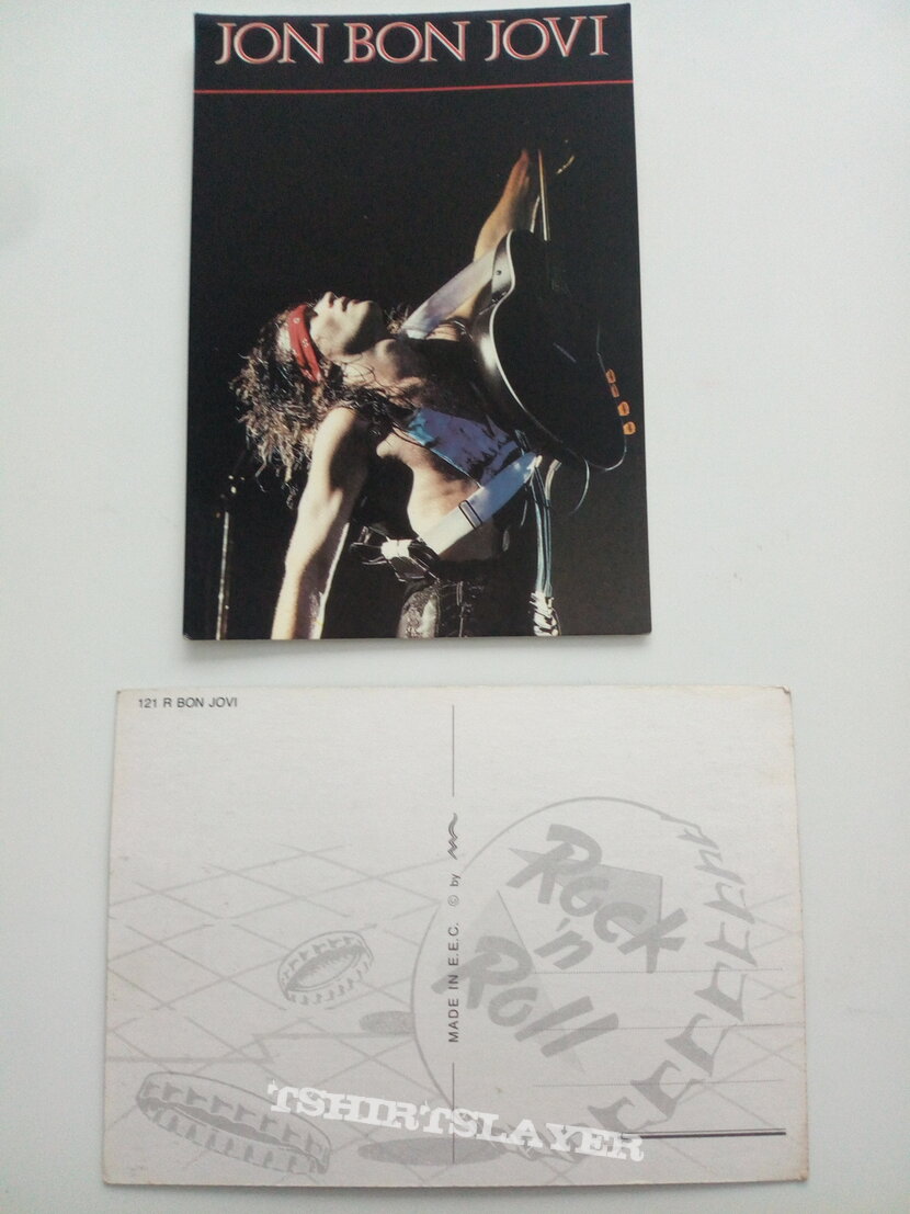 Bon Jovi old official postcard 10 x 15 cm