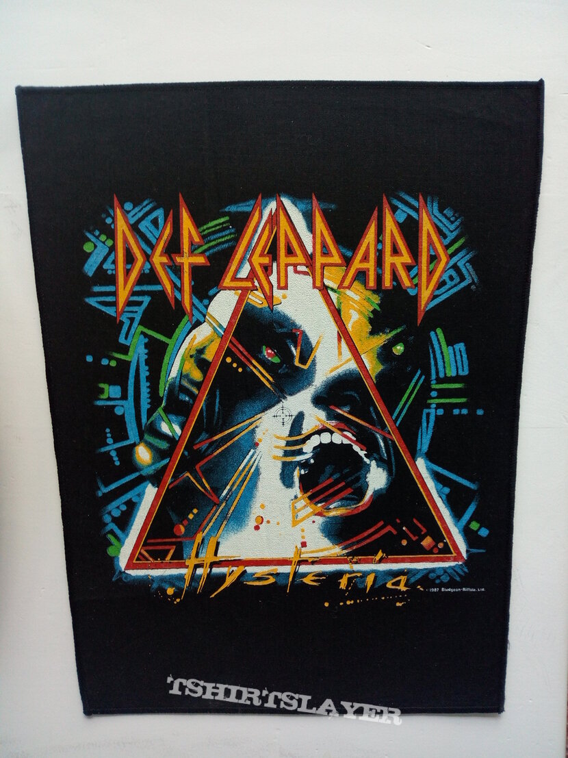 Def Leppard  original 1987 back patch bp195 37X25X30 cm 