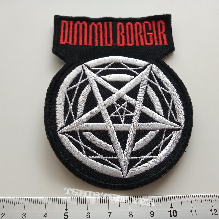 Dimmu Borgir shaped patch d214