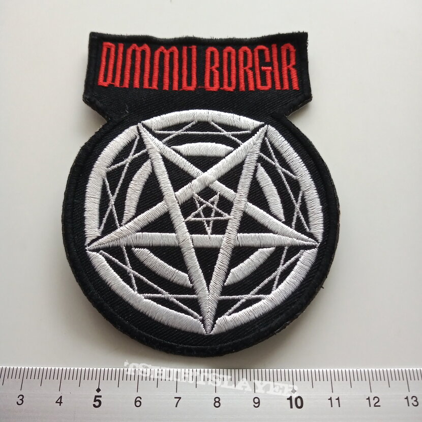 Dimmu Borgir shaped patch d214