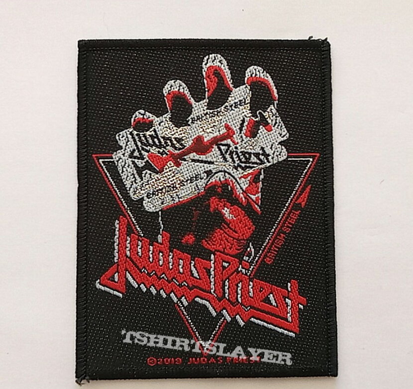  Judas Priest british steel patch j43 + silver print