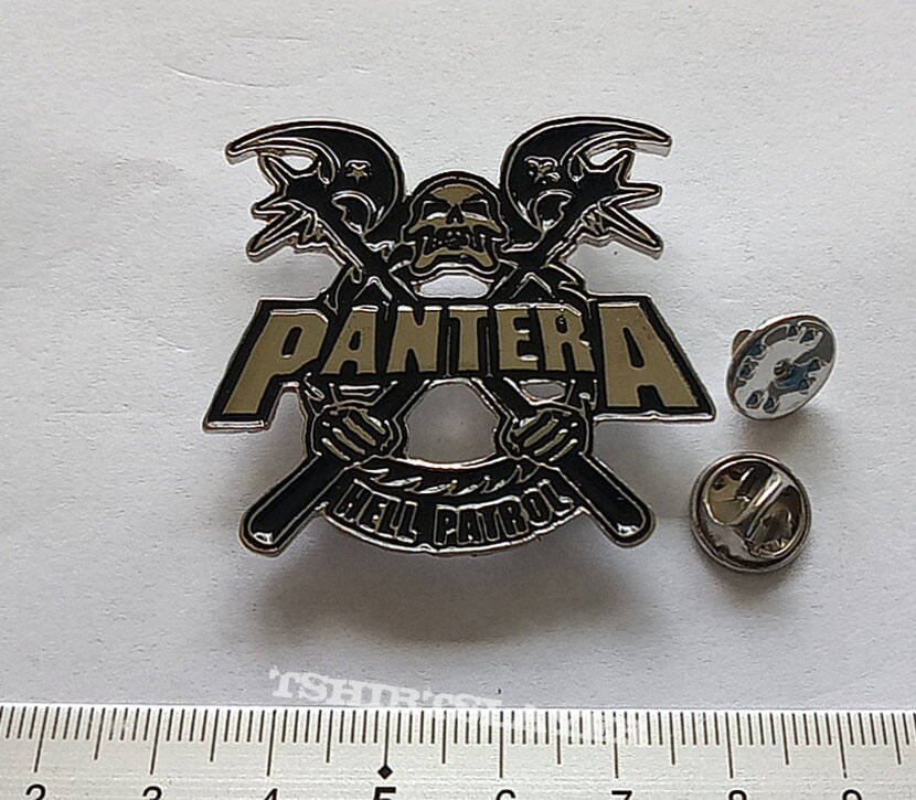 Pantera shaped pin badge hell patrol n3
