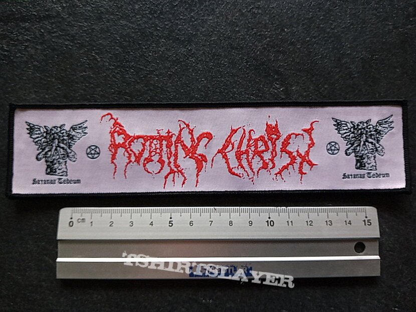 Rotting Christ Satanas tedeum strip 4.5 x 20 cm patch r58 