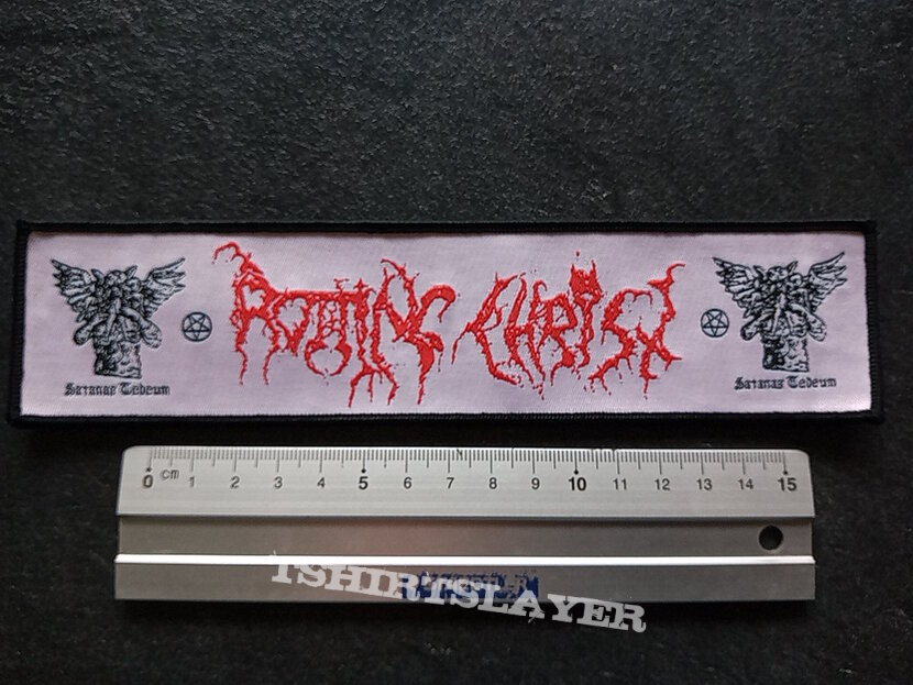 Rotting Christ Satanas tedeum strip 4.5 x 20 cm patch r58 