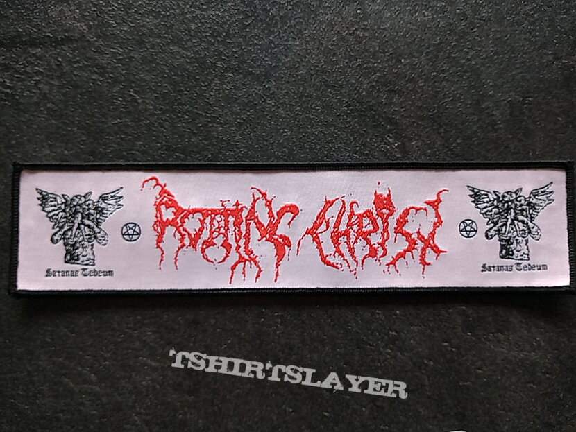 Rotting Christ Satanas tedeum strip 4.5 x 20 cm patch r58 