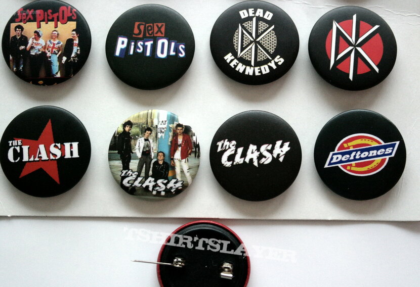 Sex Pistols various new buttons 3.1 cm  bu20