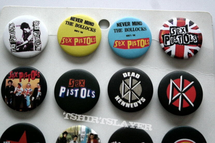 Sex Pistols various new buttons 3.1 cm  bu20