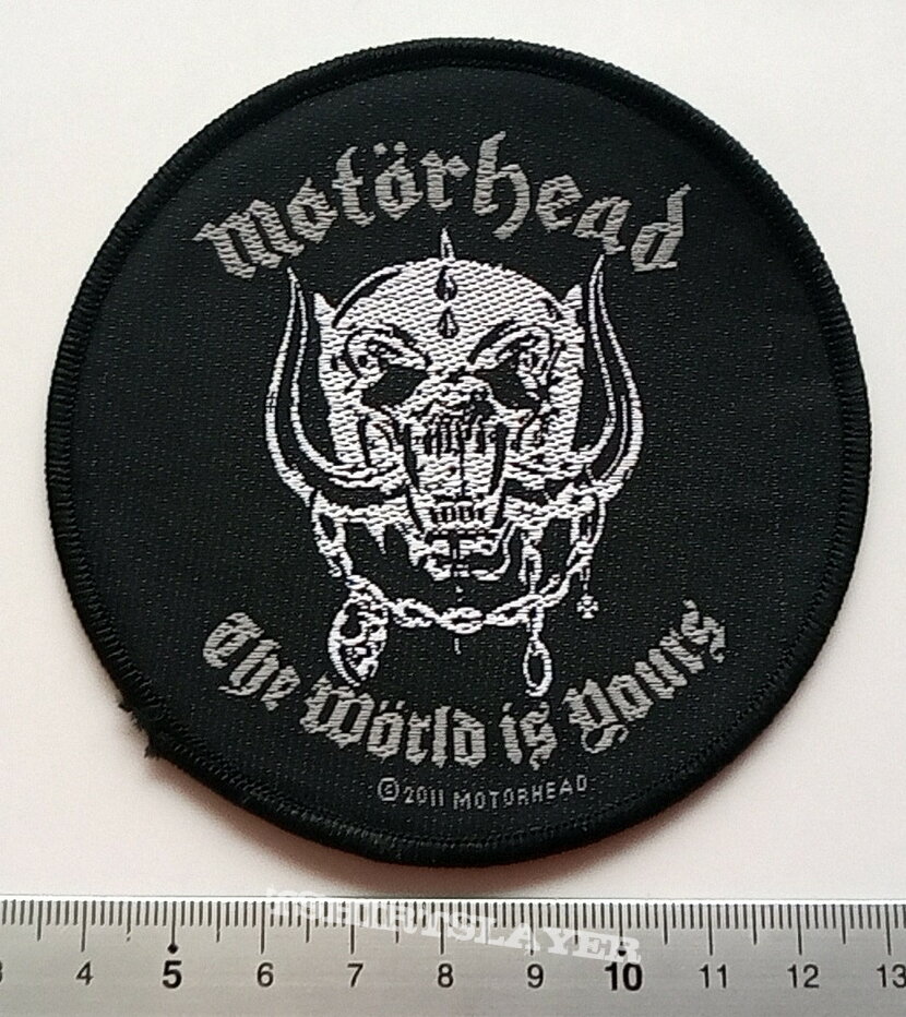 Motörhead the world is yours patch 15 Motörhead the world is yours patch 15