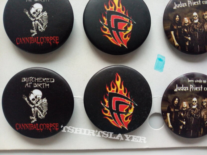 Cannibal Corpse various new buttons 3.1 cm   b48